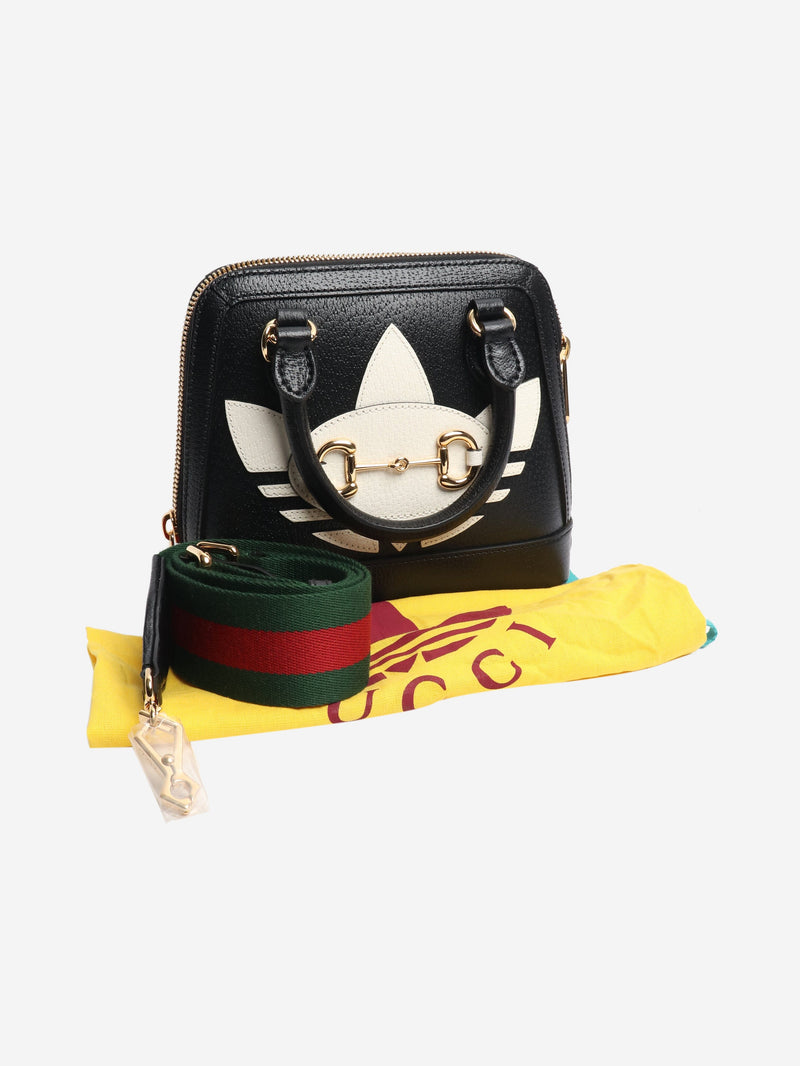 Black Horsebit leather shoulder bag Shoulder bags Gucci 