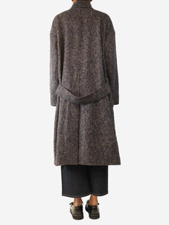Navy Herringbone coat - size UK 4 Coats & Jackets Connolly 