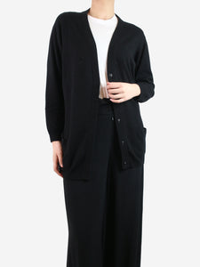 Bottega Veneta Black cashmere cardigan - size UK 10