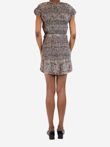 Isabel Marant Multicolour shirred mini dress - size XS