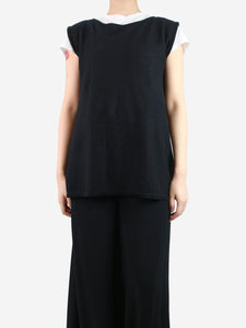 Bamford Black sleeveless knit top - size S