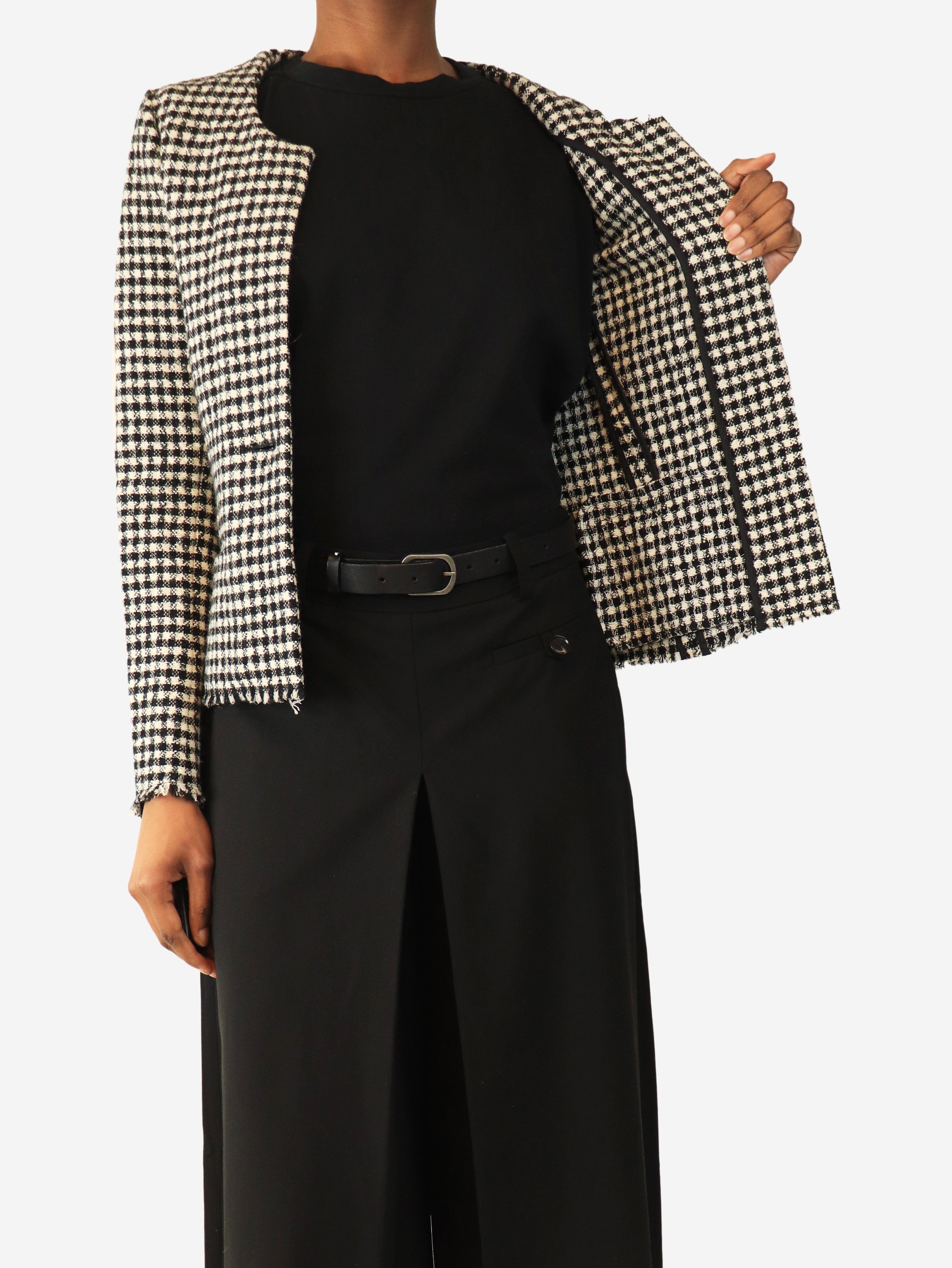 Black and white houndstooth blazer - size UK 8 Coats & Jackets Isabel Marant Etoile 