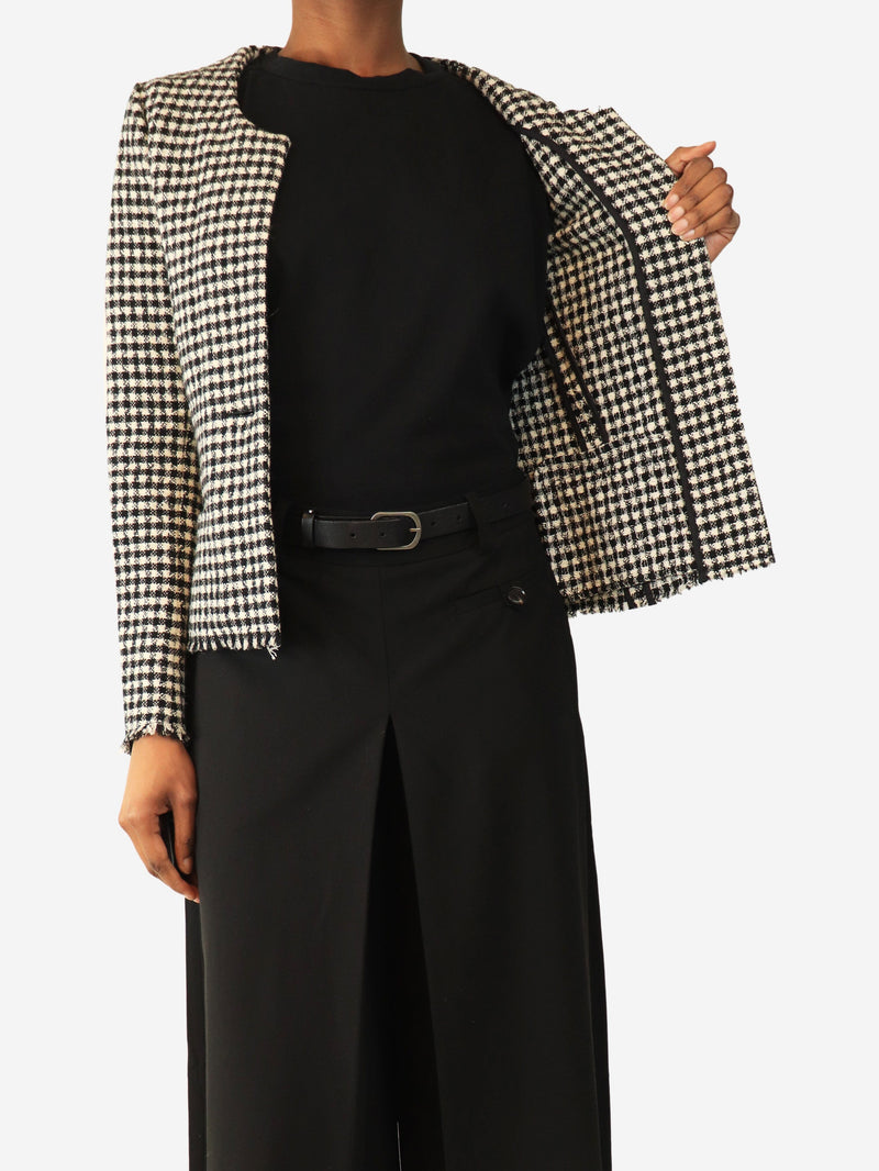 Black and white houndstooth blazer - size UK 8 Coats & Jackets Isabel Marant Etoile 