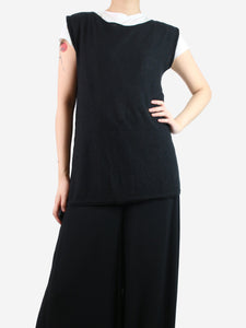 Bamford Black sleeveless knit top - size S