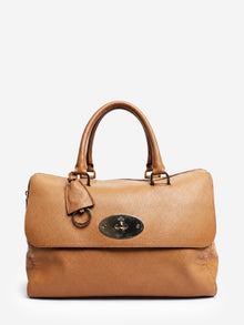 Tan leather Del Rey top handle bag Top Handle Bags Mulberry 