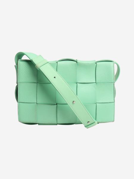 Green Intrecciato Cassette crossbody bag product image