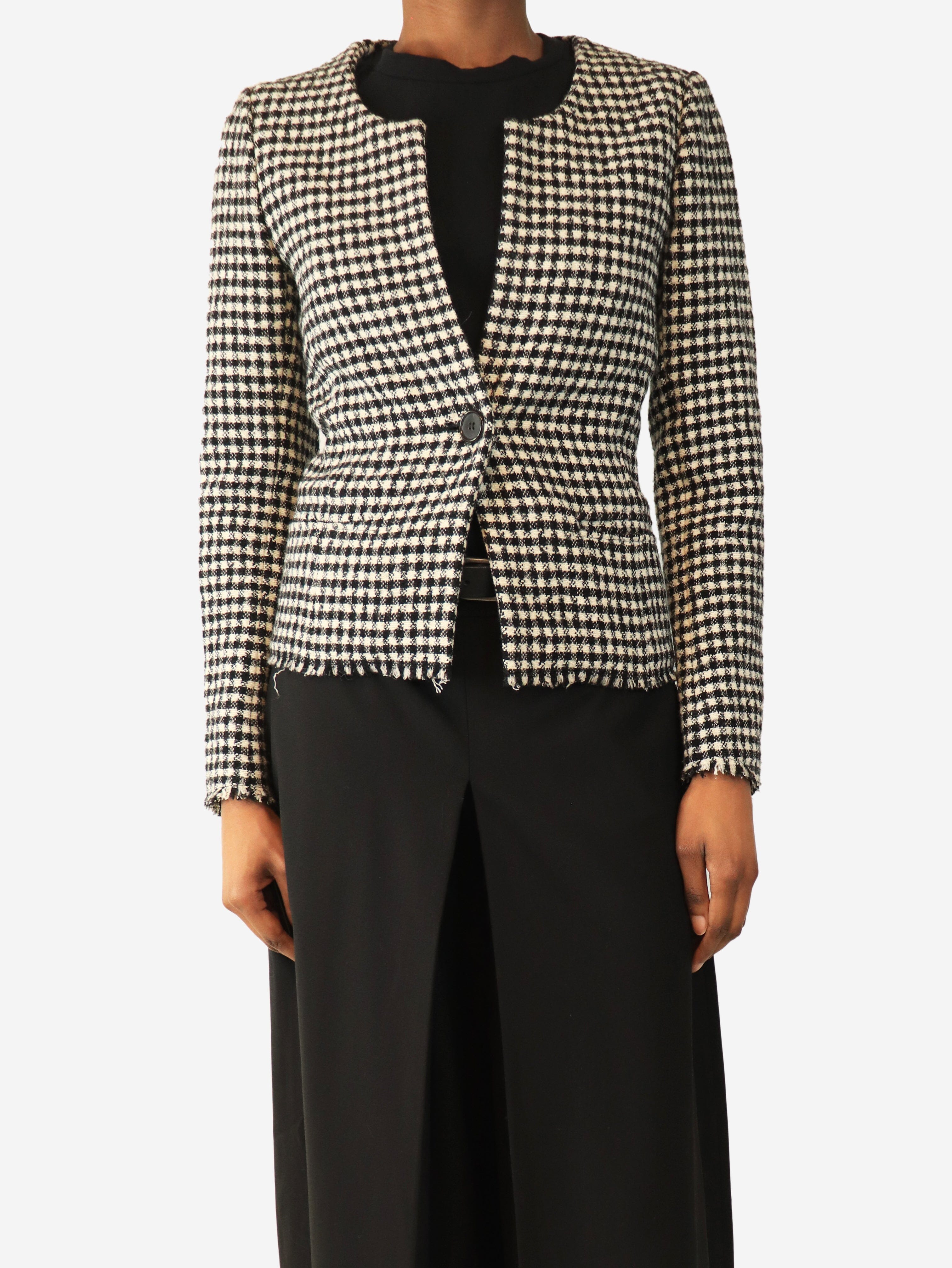 Black and white houndstooth blazer - size UK 8 Coats & Jackets Isabel Marant Etoile 