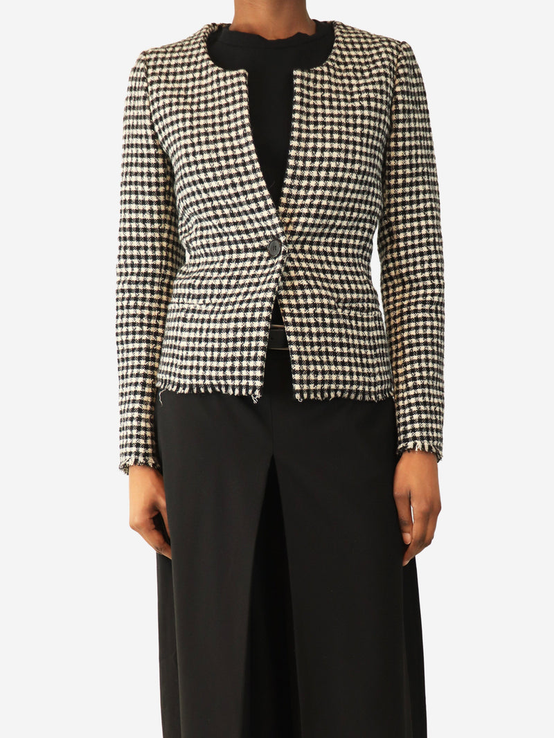 Black and white houndstooth blazer - size UK 8 Coats & Jackets Isabel Marant Etoile 