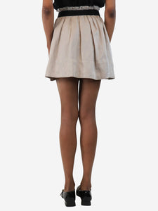 Isabel Marant Etoile Grey pleated mini skirt - size UK 8