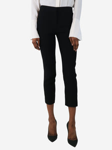 Alexander McQueen Black tailored trousers - size UK 4