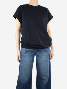 Dries Van Noten Black sleeveless sweatshirt - size XS
