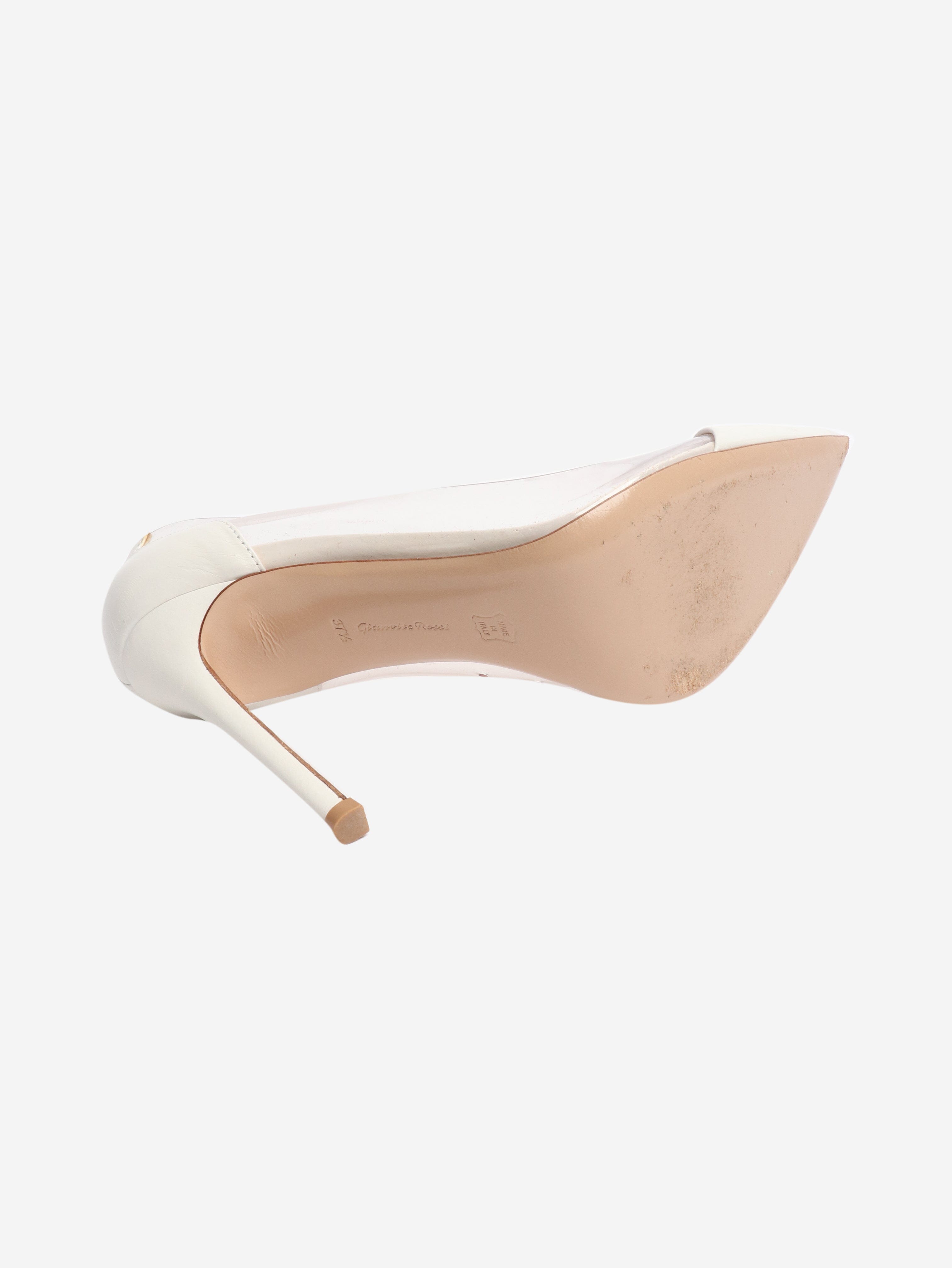 White pvc heels - size EU 37.5 (UK 4.5) Heels Gianvito Rossi 