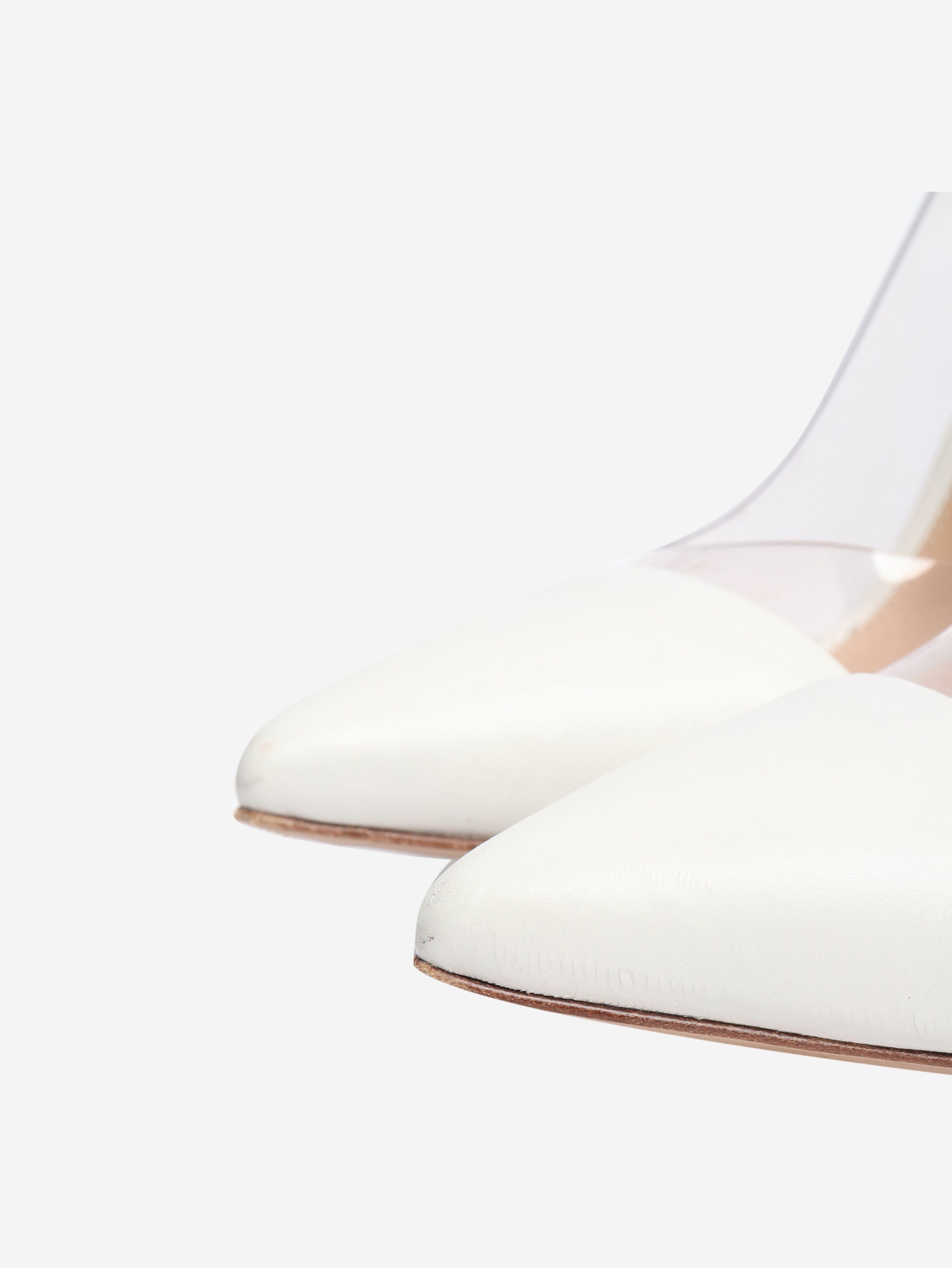 White pvc heels - size EU 37.5 (UK 4.5) Heels Gianvito Rossi 