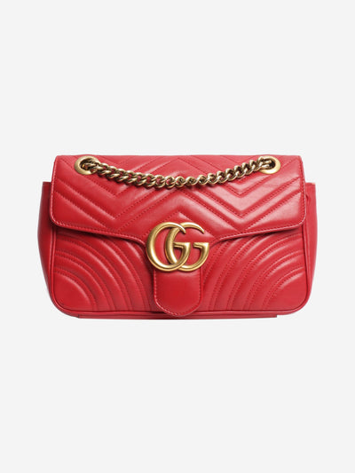 Red GG Marmont medium shoulder bag Shoulder bags Gucci 