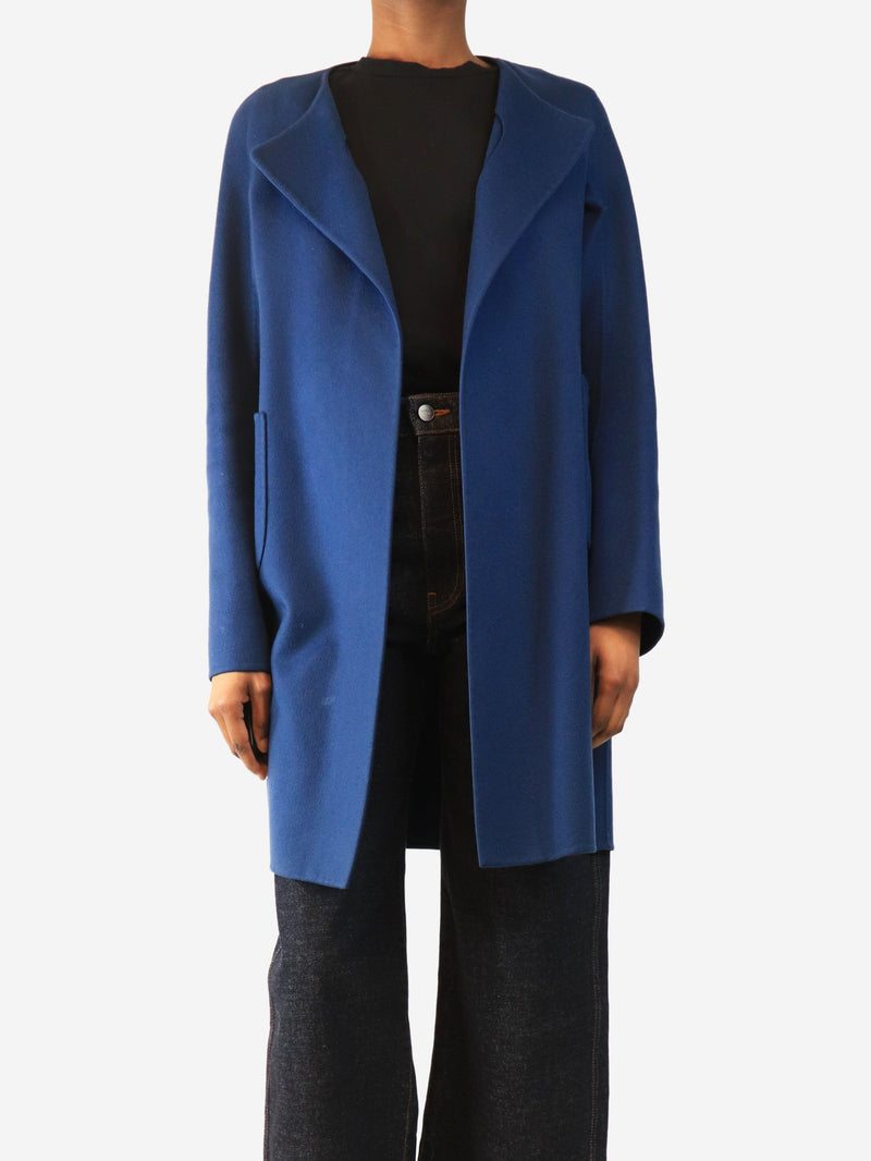 Blue cashmere coat - size UK 8 Coats & Jackets Jil Sander 