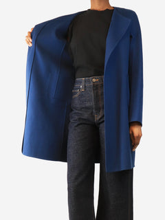 Blue cashmere coat - size UK 8 Coats & Jackets Jil Sander 