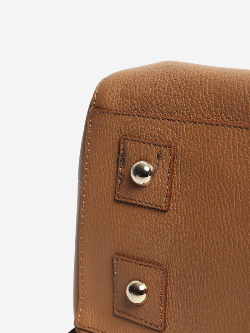 Tan leather Del Rey top handle bag Top Handle Bags Mulberry 