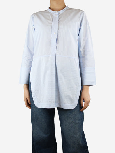 Light blue striped shirt blouse - size UK 12 Tops Jil Sander 