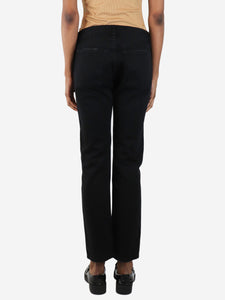 Khaite Black slim leg jeans - size UK 6