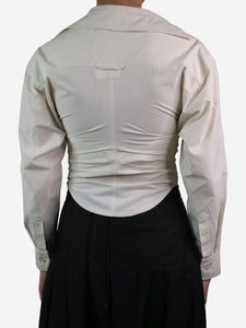Jacquemus Cream corset blouse - size S
