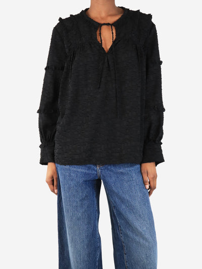 Black Montana blouse - size UK 6 Tops IRO 