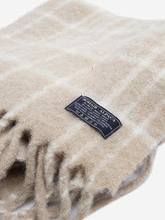 Beige checked L'Echarpe Carro scarf Scarves Jacquemus 