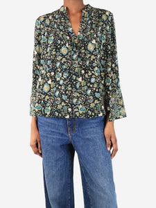 Zadig & Voltaire Black floral and paisley blouse - size XS