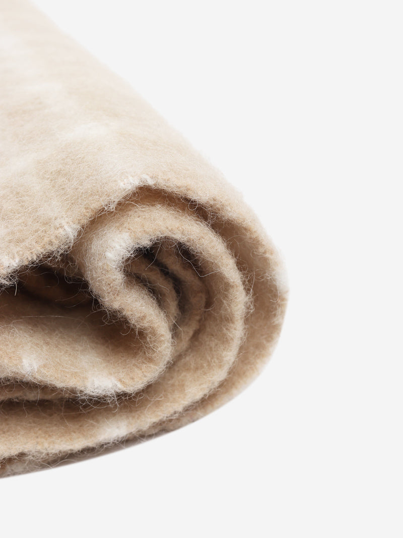 Beige checked L'Echarpe Carro scarf Scarves Jacquemus 