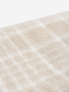 Beige checked L'Echarpe Carro scarf Scarves Jacquemus 
