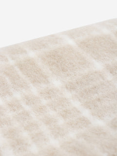 Beige checked L'Echarpe Carro scarf Scarves Jacquemus 