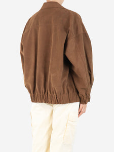 Lvir Brown faux suede jacket - size S