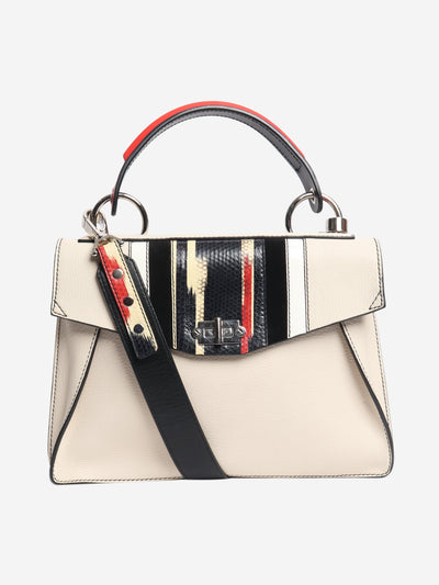 Cream snake-effect Hava bag Shoulder bags Proenza Schouler 