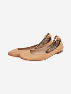 Gold ballet flats - size EU 40 (UK 7) Flat Shoes Chloe 