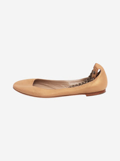 Gold ballet flats - size EU 40 (UK 7) Flat Shoes Chloe 