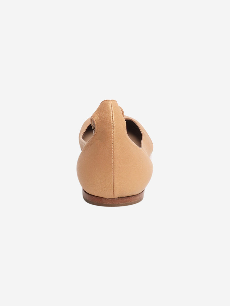 Gold ballet flats - size EU 40 (UK 7) Flat Shoes Chloe 