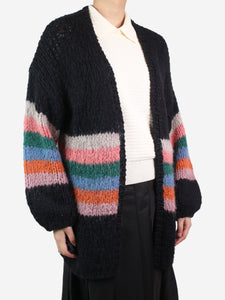 Wyse Multi striped crochet cardigan - size S/M