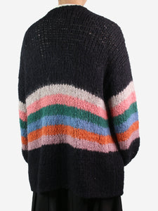 Wyse Multi striped crochet cardigan - size S/M