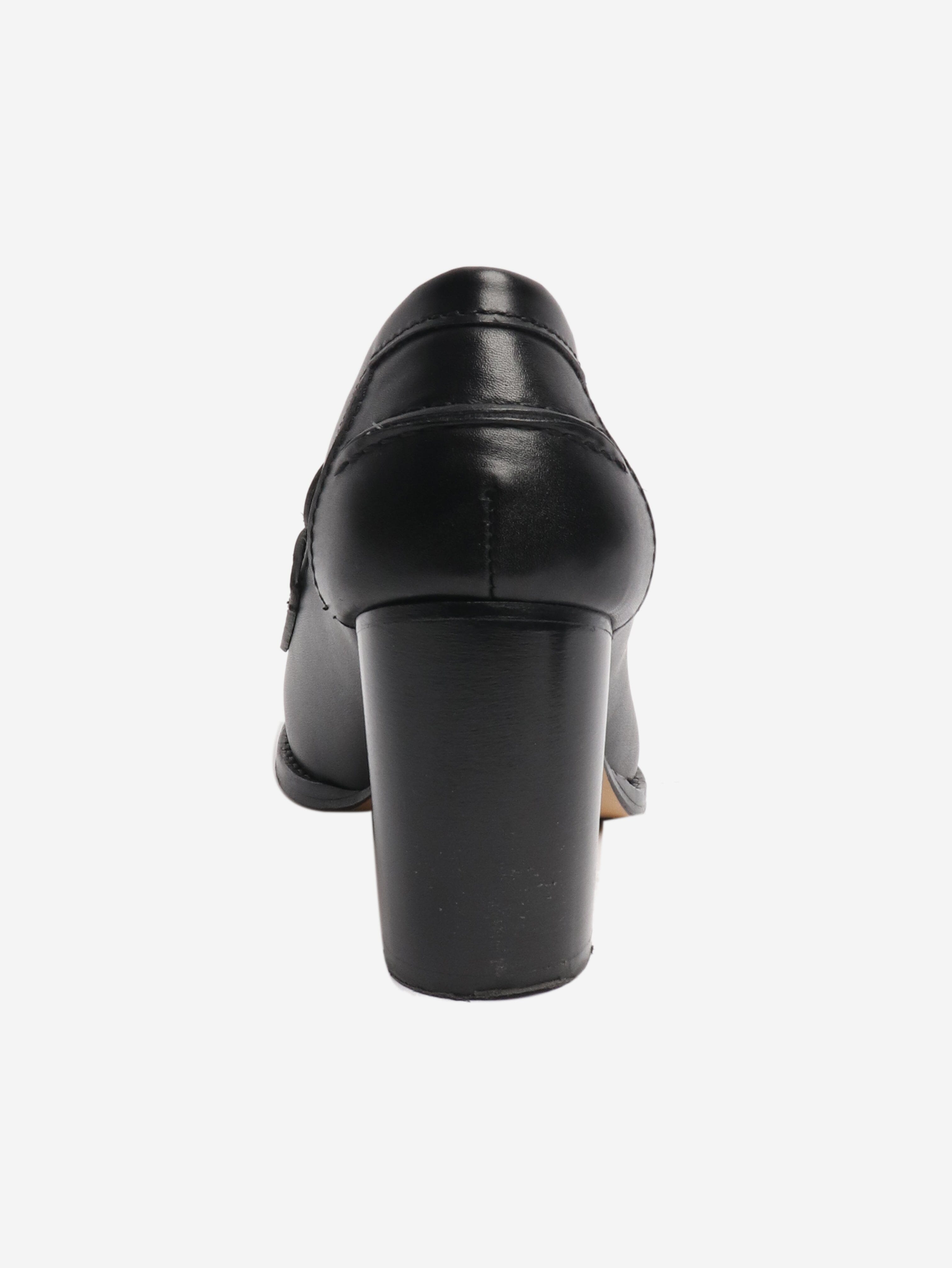 Black high-heel loafers - size EU 38 Heels A.P.C. 