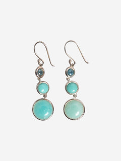 Blue Lollitini 3-stone drop earrings Earrings Ippolita 