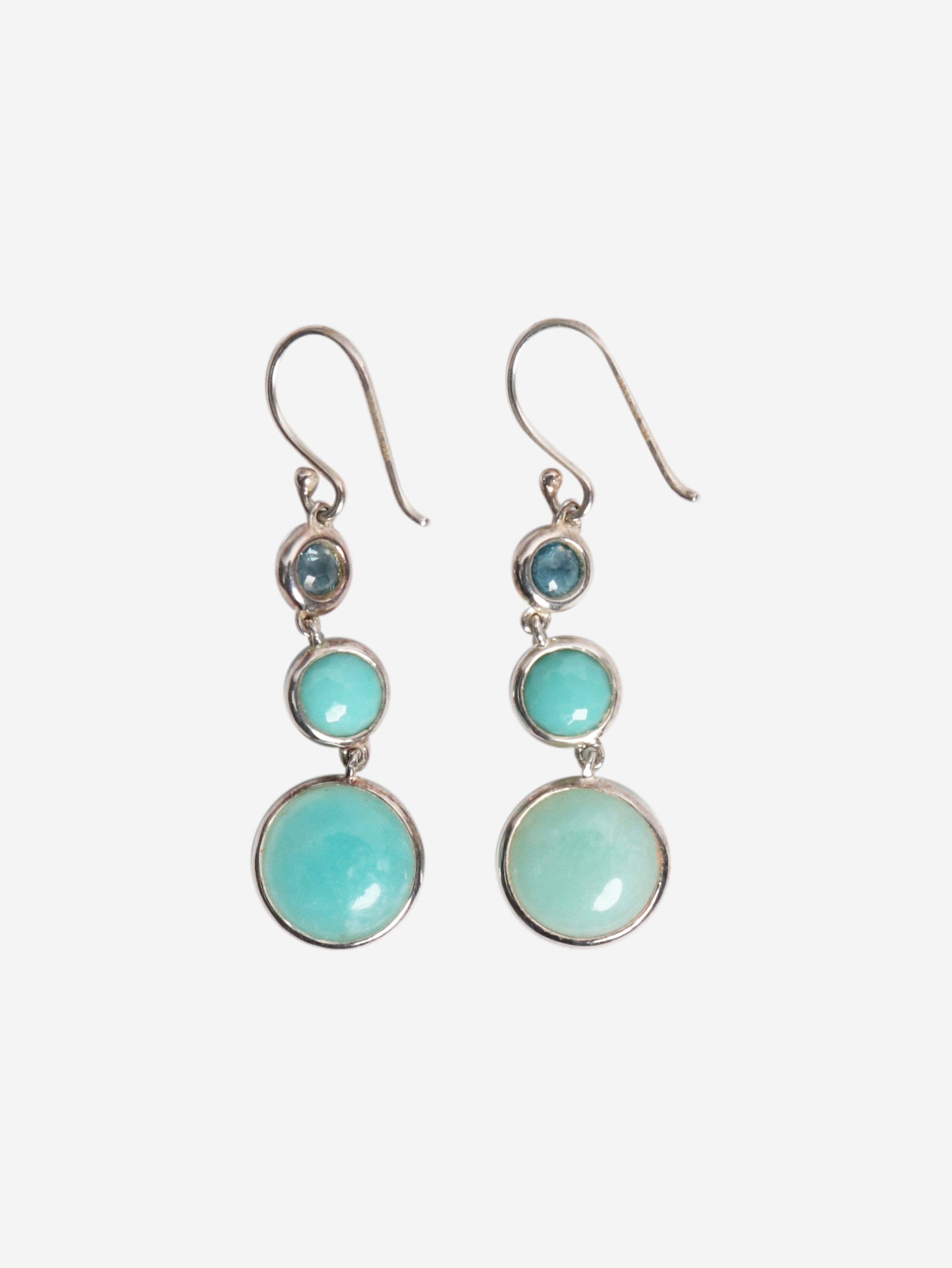 Blue Lollitini 3-stone drop earrings Earrings Ippolita 