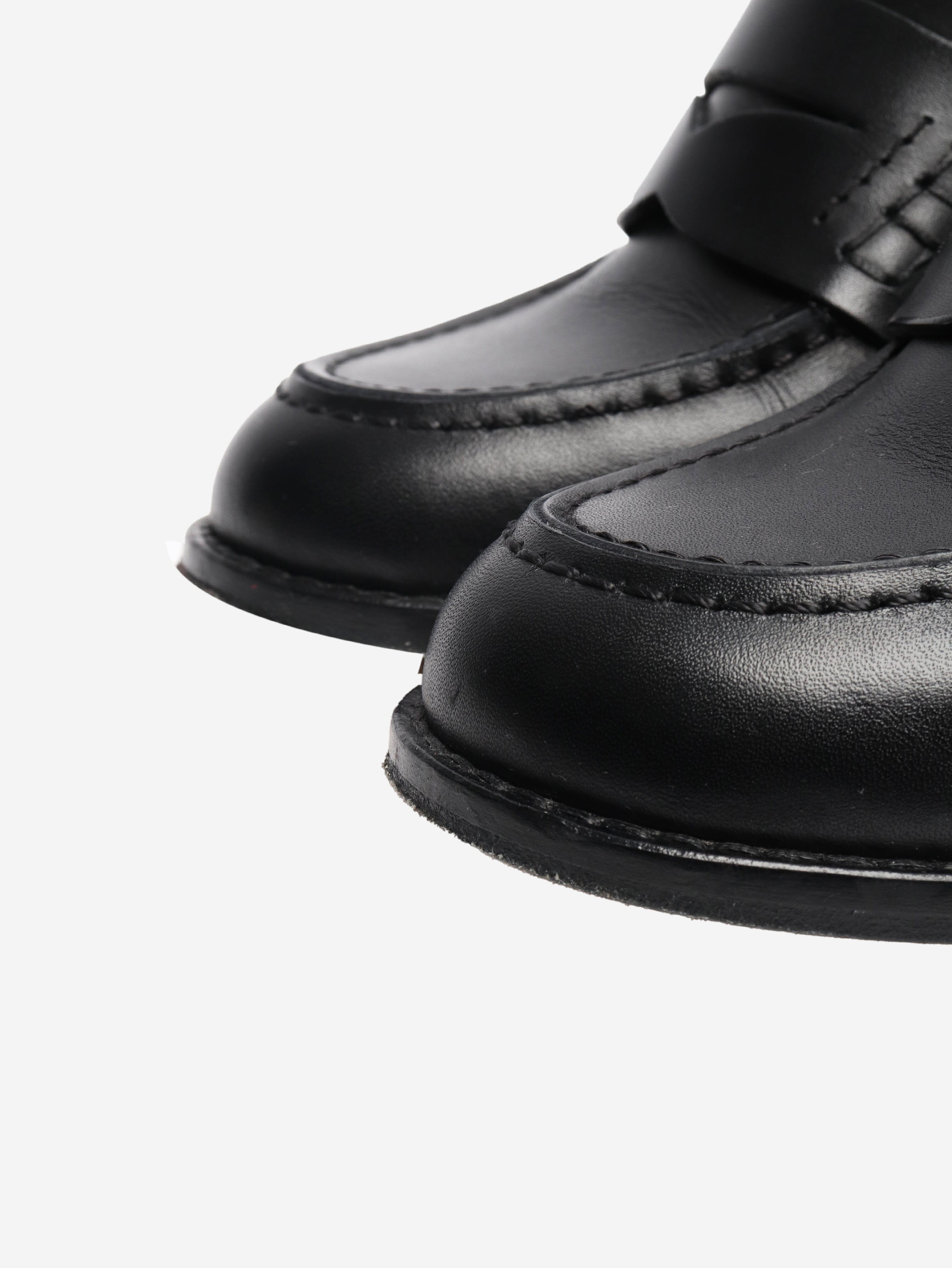 Black high-heel loafers - size EU 38 Heels A.P.C. 