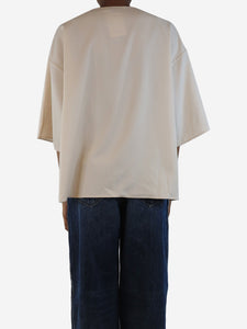 Fforme Fforme Cream flowy top - size XS