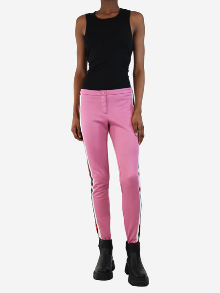 Purple stirrup trousers - size S alternate image
