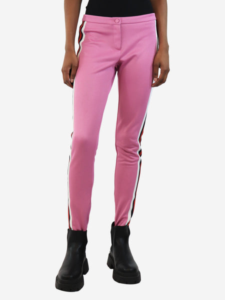 Purple stirrup trousers - size S product image