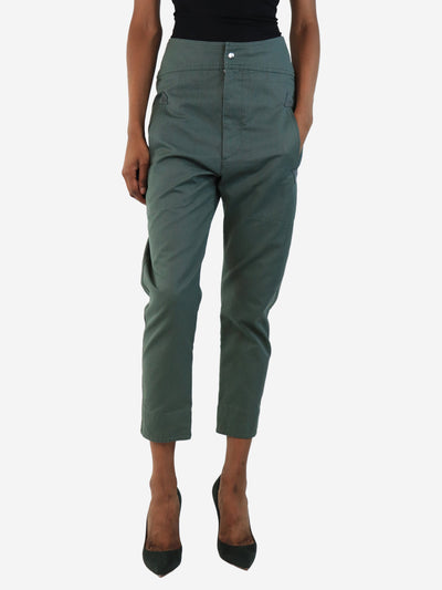 Green slim leg trousers - size UK 6 Trousers Isabel marant Etoile 