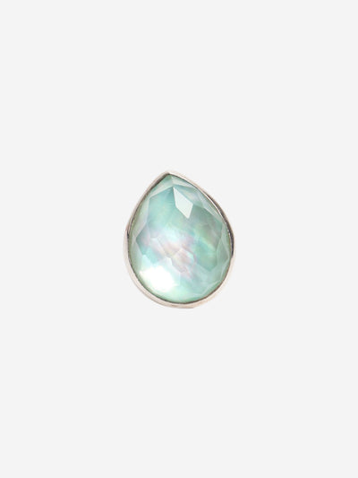 Silver large rock candy teardrop ring Rings Ippolita 