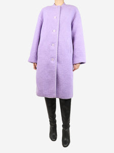 Stine Goya Purple fleece coat - size XS