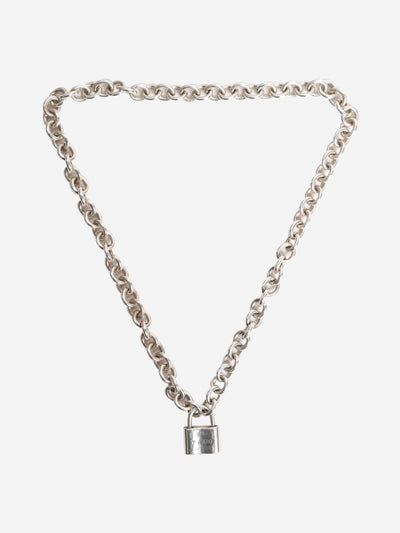 Silver 1837 Sterling silver padlock choker Necklaces Tiffany & Co. 