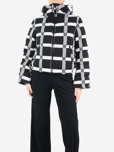 Black and white checkered wool-blend jacket - size S Coats & Jackets Perfect Moment 