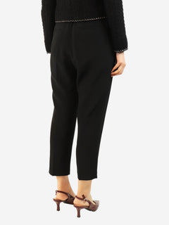 Black high-waist belted trousers - UK 10 Trousers Brunello Cucinelli 